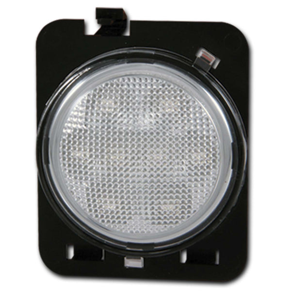 Anzo USA | LED Dually Fender Lights Clear Lens LED Replacement Kit For Factory Fender Lights | Fits Wrangler | 861116