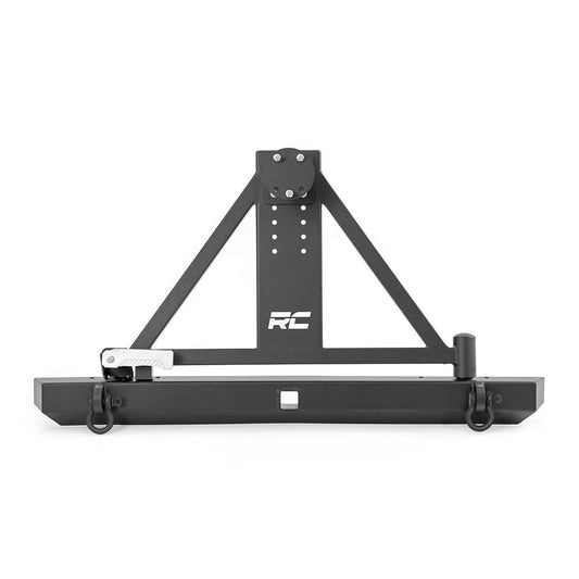 ROUGH COUNTRY Rear Bumper | Tire Carrier | Jeep Wrangler TJ (97-06)/Wrangler Unlimited (04-06)  | 10592A