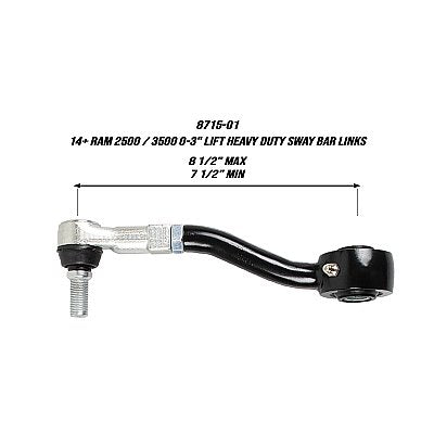 Synergy 2014+ Ram 2500 / 3500 Heavy Duty Front Sway Bar Links — Synergy 2014+ Ram 2500 / 3500 Heavy Duty Front Sway Bar Links