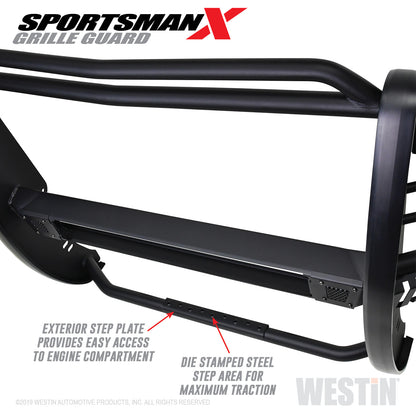 Westin Sportsman X Grille Guard 2016-2018 Chevy Silverado 1500