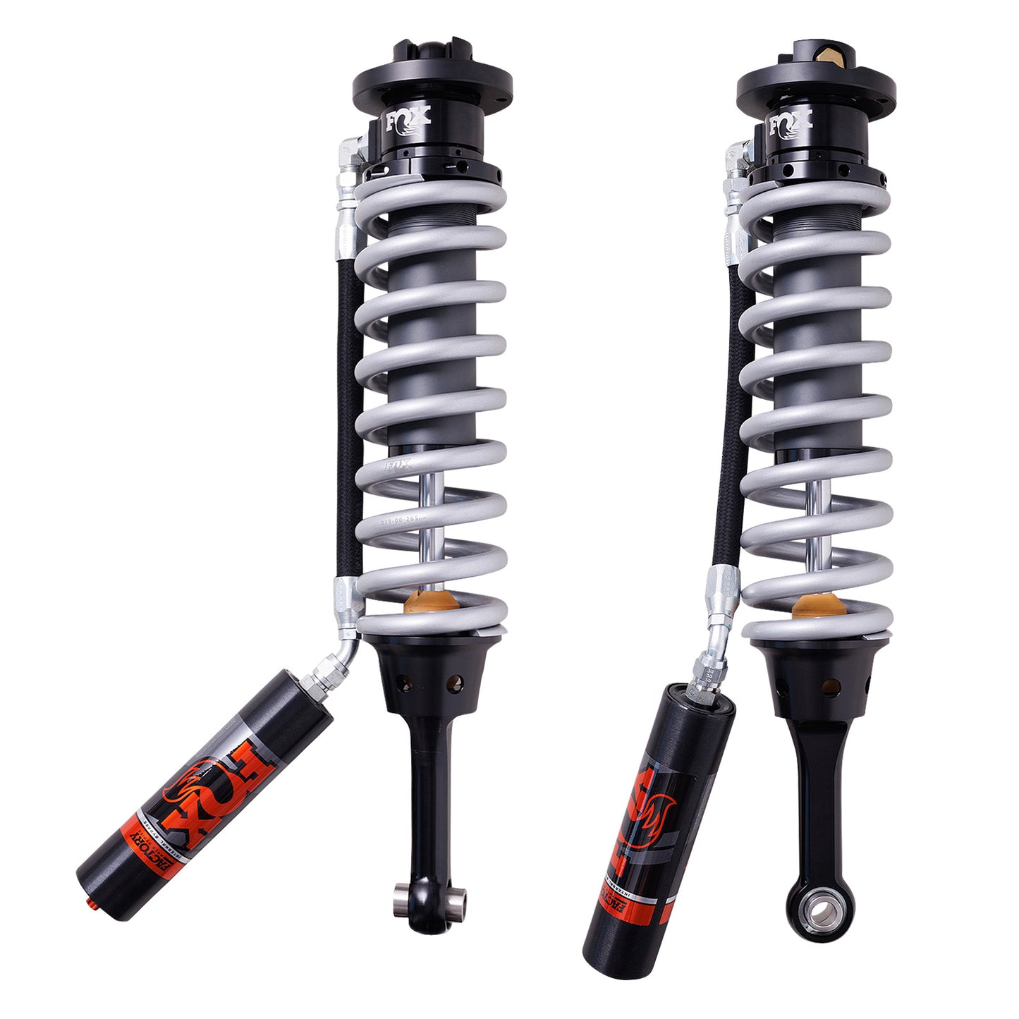 FOX | Shock Absorber 10-14 Ford Raptor Front Coilover Internal Bypass 3.0 Series Remote Reservoir 7.6 Inch 0-2 Inch Lift Cerakote Kit | 883-02-233