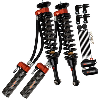 FOX | Shock Absorber 19-On Ford Raptor Front Coilover Live Valve Internal Bypass 3.0 Series Remote Reservoir 7.9 Inch 0-2 Inch Lift Kit | 883-06-153