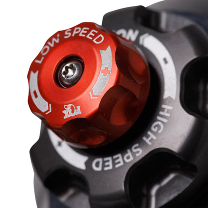 FOX | Shock Absorber 05-23 Toyota Tacoma Front 2.5 Truck Factory Race Series Internal Bypass Remote Reservoir 2-3 Inch Lift Dual Speed Compression Kit | 883-06-208 low speed adjustment knob