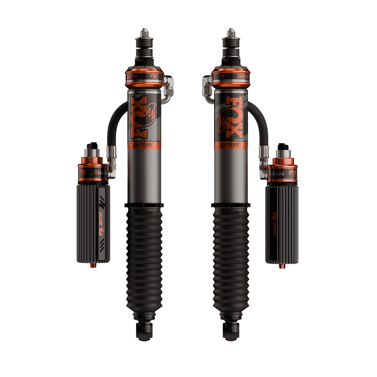 FOX | Shock Absorber 24-On Toyota Tacoma Internal Bypass 3.2 Truck Factory Race Series Live Valve Connected Suspension Kit | 883-06-259