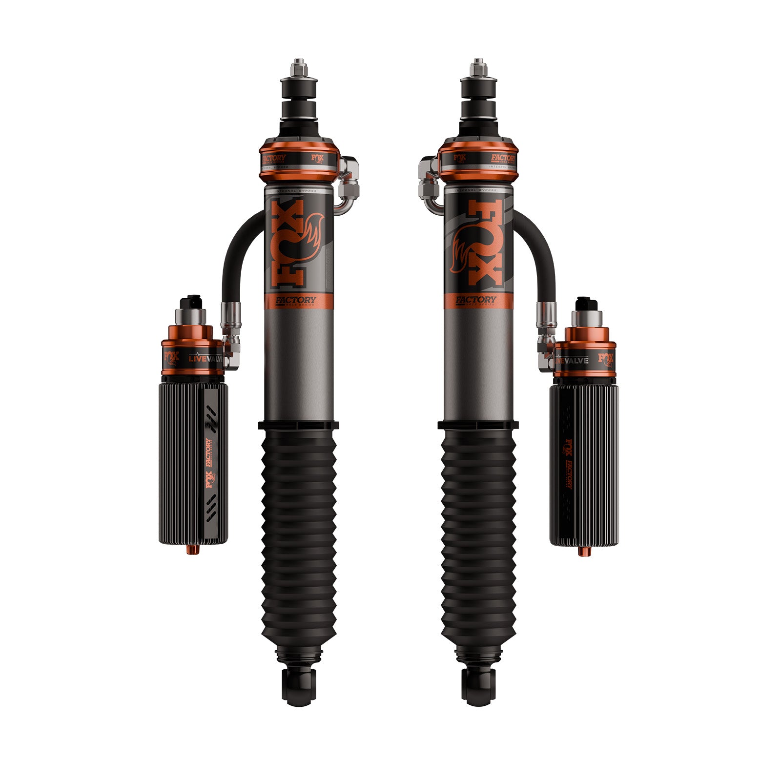 FOX | Shock Absorber 24-On Toyota Tacoma Internal Bypass 3.2 Truck Factory Race Series Live Valve Connected Suspension Kit | 883-06-259