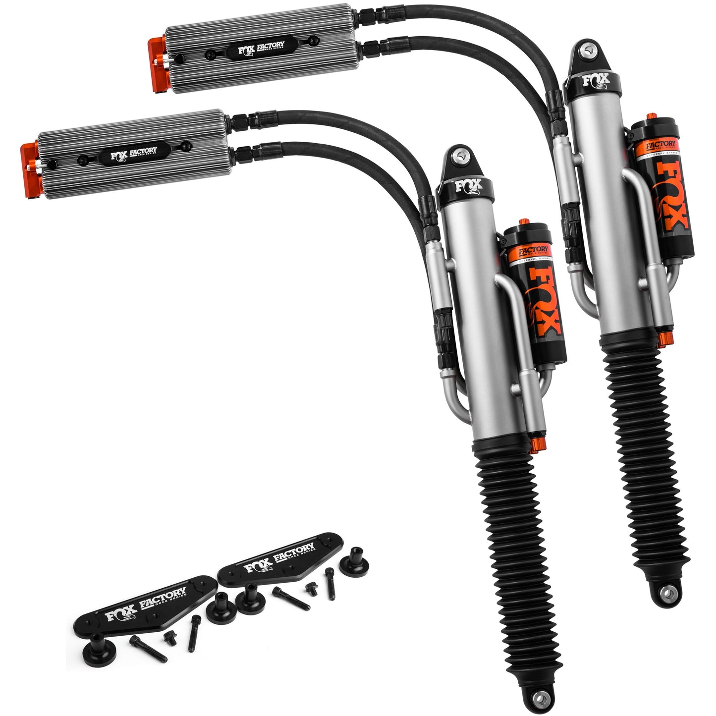 FOX | Shock Absorber 17-On Ford Raptor Rear External Bypass 3.0 Series Piggy-Back Remote Cooler 12.3 Inch 0-1 Inch Lift Kit | 883-09-141 components