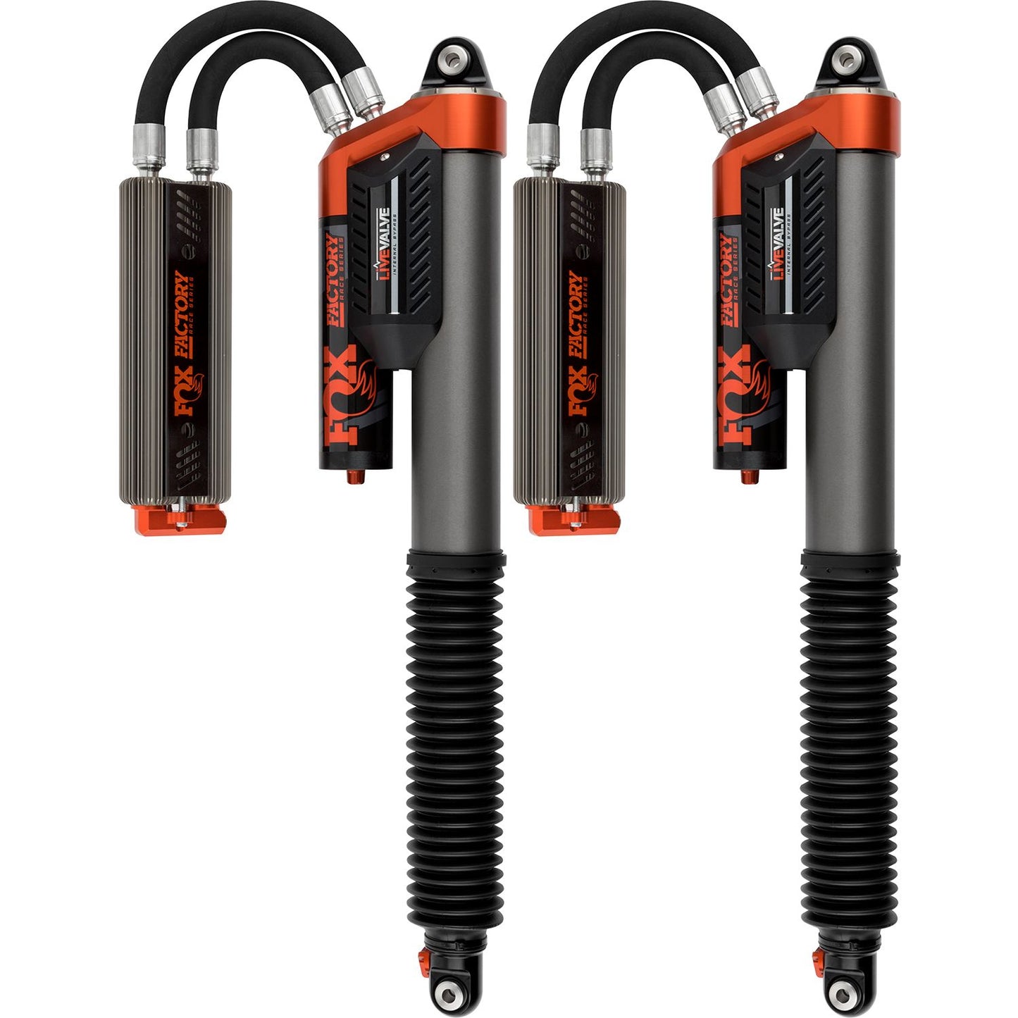 FOX | Shock Absorber 19-On Ford Raptor Rear Live Valve Internal Bypass 3.0 Series Piggy-Back External Cooler 12.3 Inch 0-1 Inch Lift Kit | 883-09-153