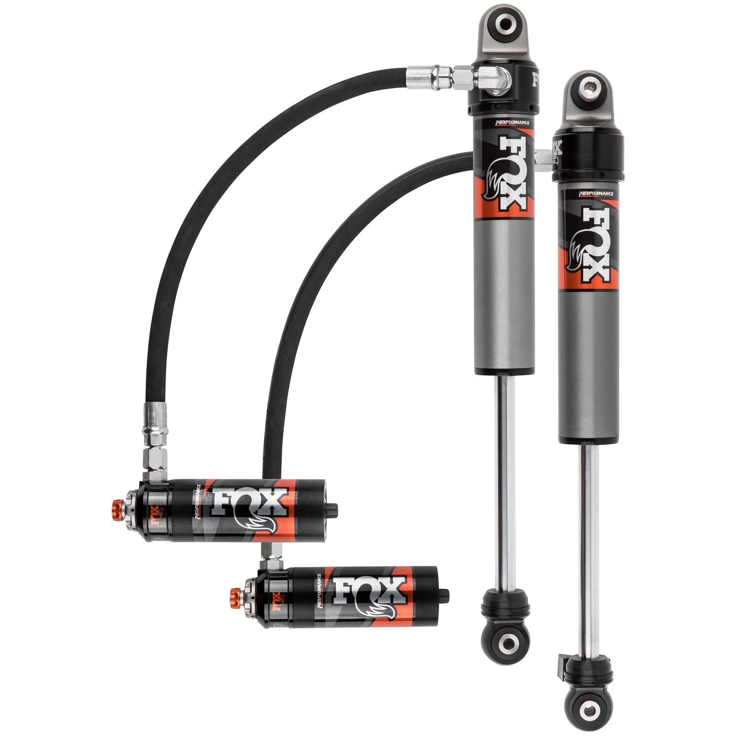 FOX | Shock Absorber 18-On Jeep Wrangler JL Front 2.5 Truck Performance Elite Series Remote Reservoir 4.5-6 Inch Lift Dual Speed Compression Kit | 883-26-052