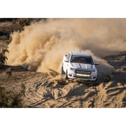 FOX | Shock Absorber 19-On Ford Ranger Us Only Rear 2.5 Truck Performance Elite Series Piggy-Back 9.55 Inch 0-1.5 Inch Lift Dual Speed Compression Kit | 883-26-059 in action.