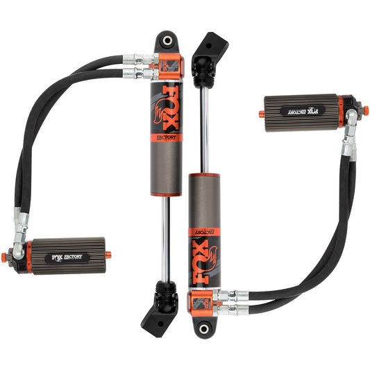 FOX | Shock Absorber 20-On Jeep Gladiator JT Gladiator Front Internal Bypass 3.0 Series Remote Reservoir 3.5-4.5 Inch Lift Dual Speed Compression Requires Front Driveshaft Kit | 883-26-082