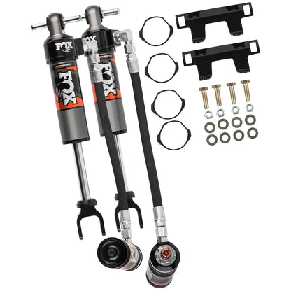 FOX | Shock Absorber 20-On Gm 2500/3500 W/ Uca Front 2.5 Truck Performance Elite Series Remote Reservoir 5.7 Inch 1.5-2.5 Inch Lift Dual Speed Compression Kit | 883-26-084 components and hardware.