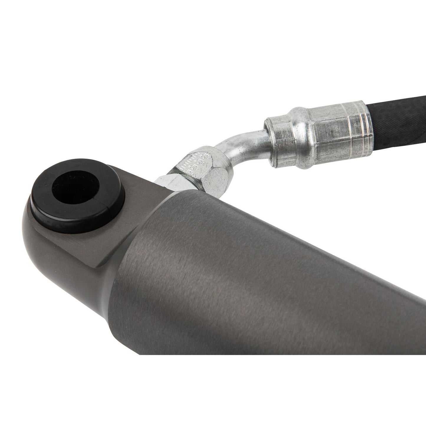 FOX | Shock Absorber 19-On Gm 1500 Rear 2.5 Truck Performance Elite Series Remote Reservoir 10.5 Inch Non-Tb/Non-At4 2.5-4 Inch Lift Tb/At4 0-2 Inch Lift Dual Speed Compression Kit | 883-26-087 close-up of shock absorber components