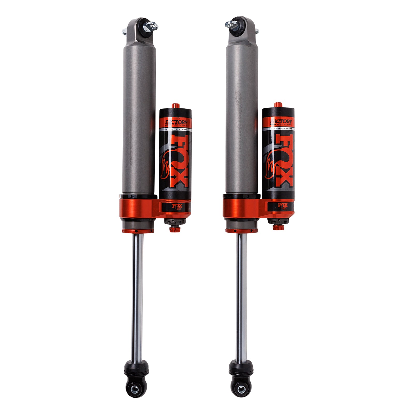 FOX | Shock Absorber 07-18 Jeep Wrangler JK Rear Internal Bypass 2.5 Factory Race Series Piggy-Back 2.5-4 Inch Lift Dual Speed Compression Kit | 883-26-110