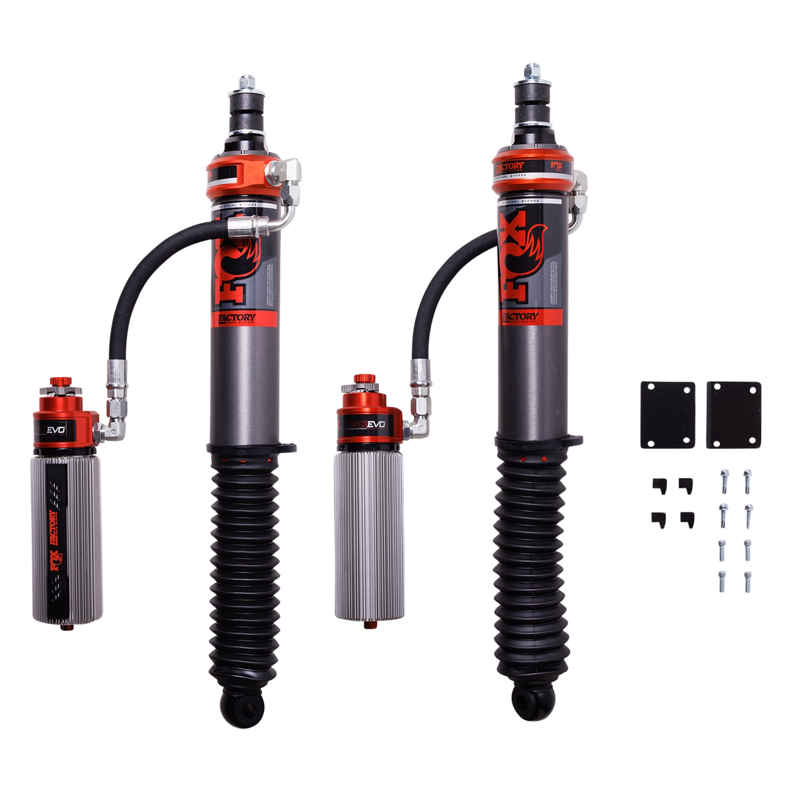 FOX | Shock Absorber 24-On Toyota Tacoma Rear Internal Bypass 3.0 Series Remote Reservoir Dual Speed Compression Evo 0-1 Inch Lift Kit | 883-26-149