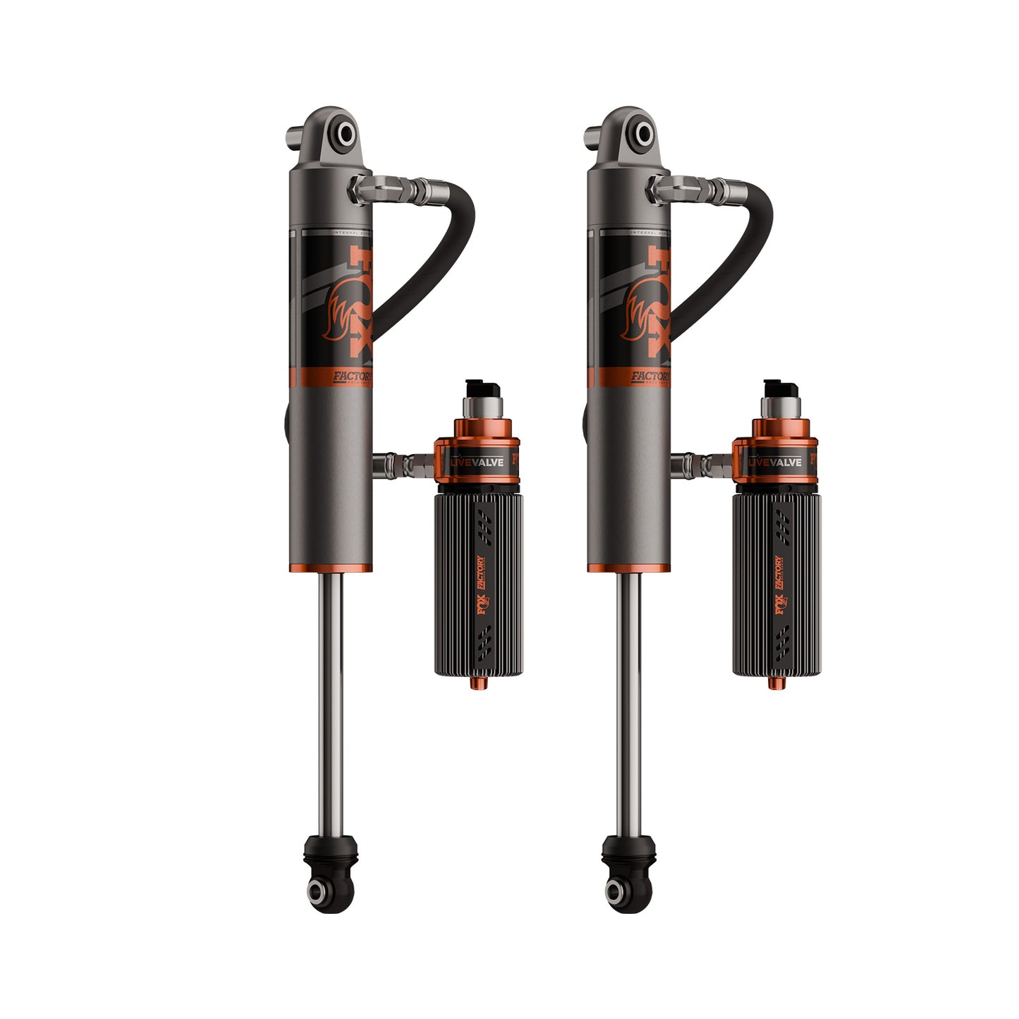 FOX | Shock Absorber 18-On Jeep Wrangler JL 3.0 Factory Race Series Remote Reservoir 3.5-4.5 Lift Live Valve Connected Suspension Requires Front Driveshaft Kit | 883-26-160