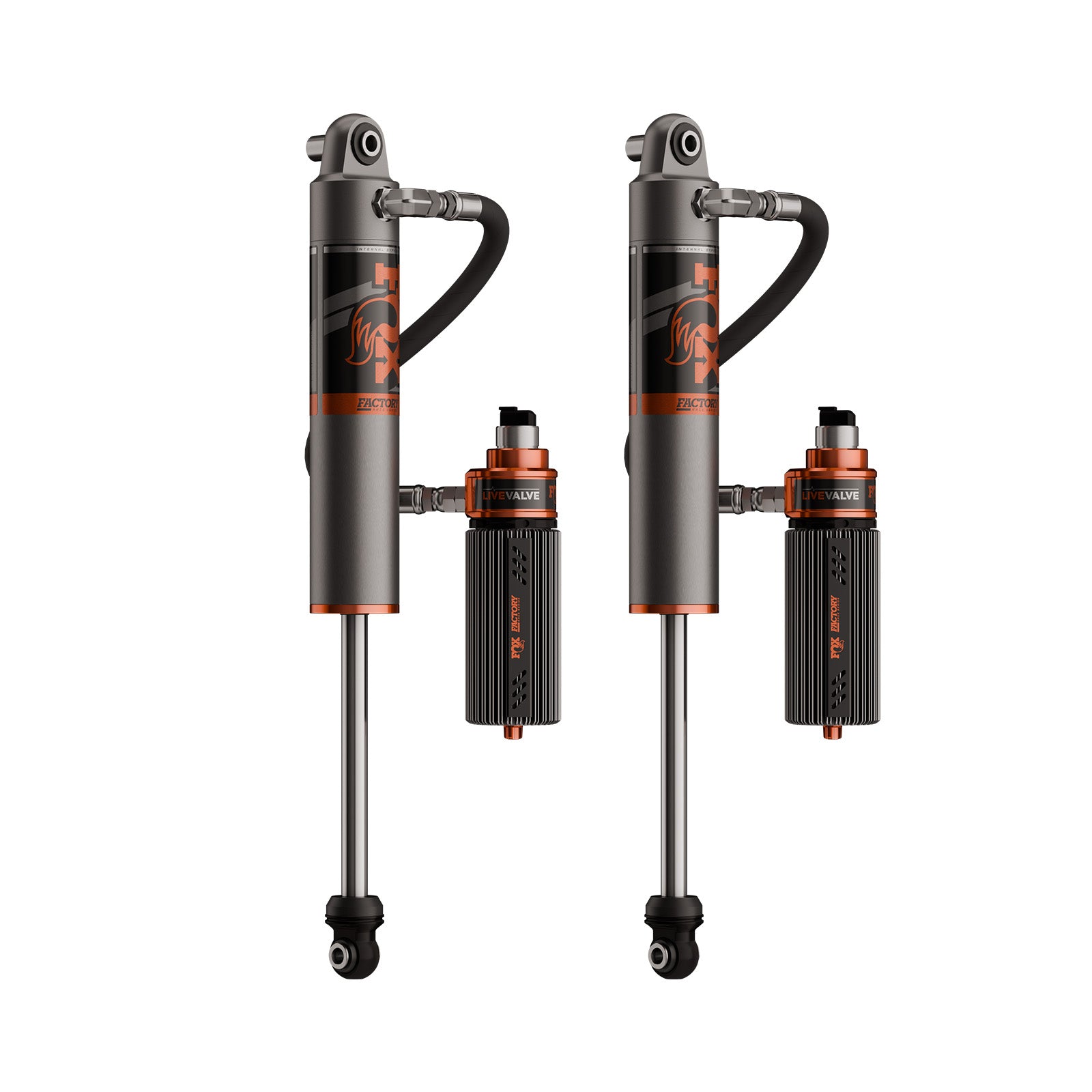 FOX | Shock Absorber 18-On Jeep Wrangler JL 3.0 Factory Race Series Remote Reservoir 3.5-4.5 Lift Live Valve Connected Suspension Requires Front Driveshaft Kit | 883-26-160
