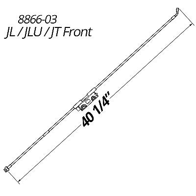 Synergy Jeep JL / JLU Stainless Braided Brake Line Kits — Synergy Jeep JL / JLU Stainless Braided Brake Line Kits