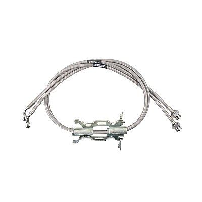 Synergy Jeep JL / JLU Stainless Braided Brake Line Kits — 8866-03