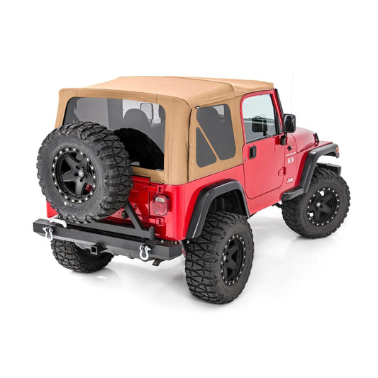 ROUGH COUNTRY Soft Top | Replacement | Spice | Full Doors | Jeep Wrangler TJ 4WD (97-06) | RC85020.70