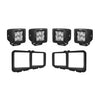 WESTIN AUTOMOTIVE | Outlaw/Pro-Mod Bumper Light Kit Square  All  Square LED Light Kit for Outlaw Front Bumpers | 58-9915