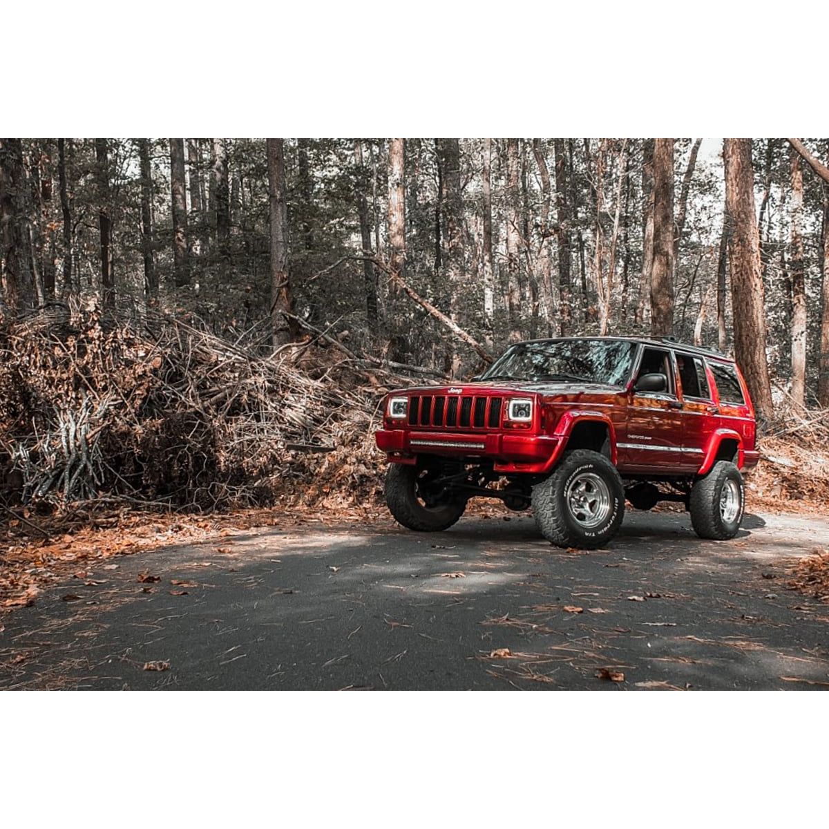 ROUGH COUNTRY 4.5 Inch Lift Kit | RR springs | Jeep Cherokee XJ 2WD/4WD (1984-2001) | 633N2