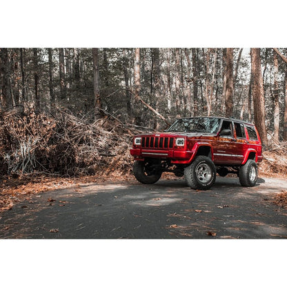 ROUGH COUNTRY 4.5 Inch Lift Kit | RR springs | Jeep Cherokee XJ 2WD/4WD (1984-2001) | 633N2