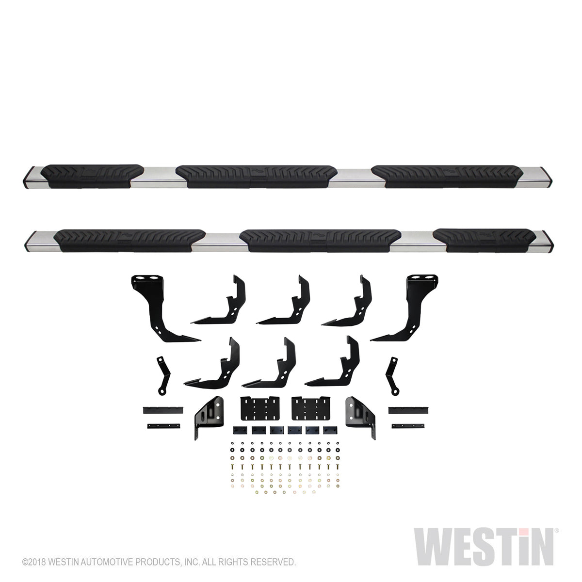 Westin R5 M-Series Wheel-to-Wheel Nerf Steps 2019-2024 Chevy/GMC Silverado/Sierra 1500 Crew Cab