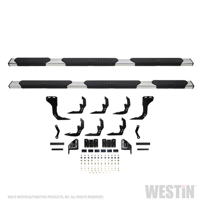 Westin R5 M-Series Wheel-to-Wheel Nerf Steps 2019-2024 Chevy/GMC Silverado/Sierra 1500 Crew Cab