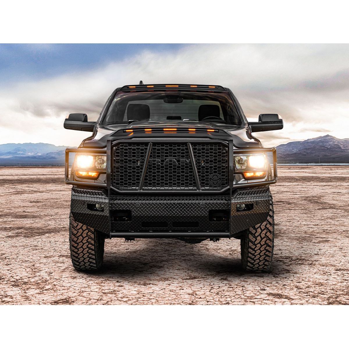 Husky Liners | AeroCab Pro Marker Light with continuous LED lights Black For 2009-2024 Ram 1500, 1500 Classic Husky Liners | 2825004