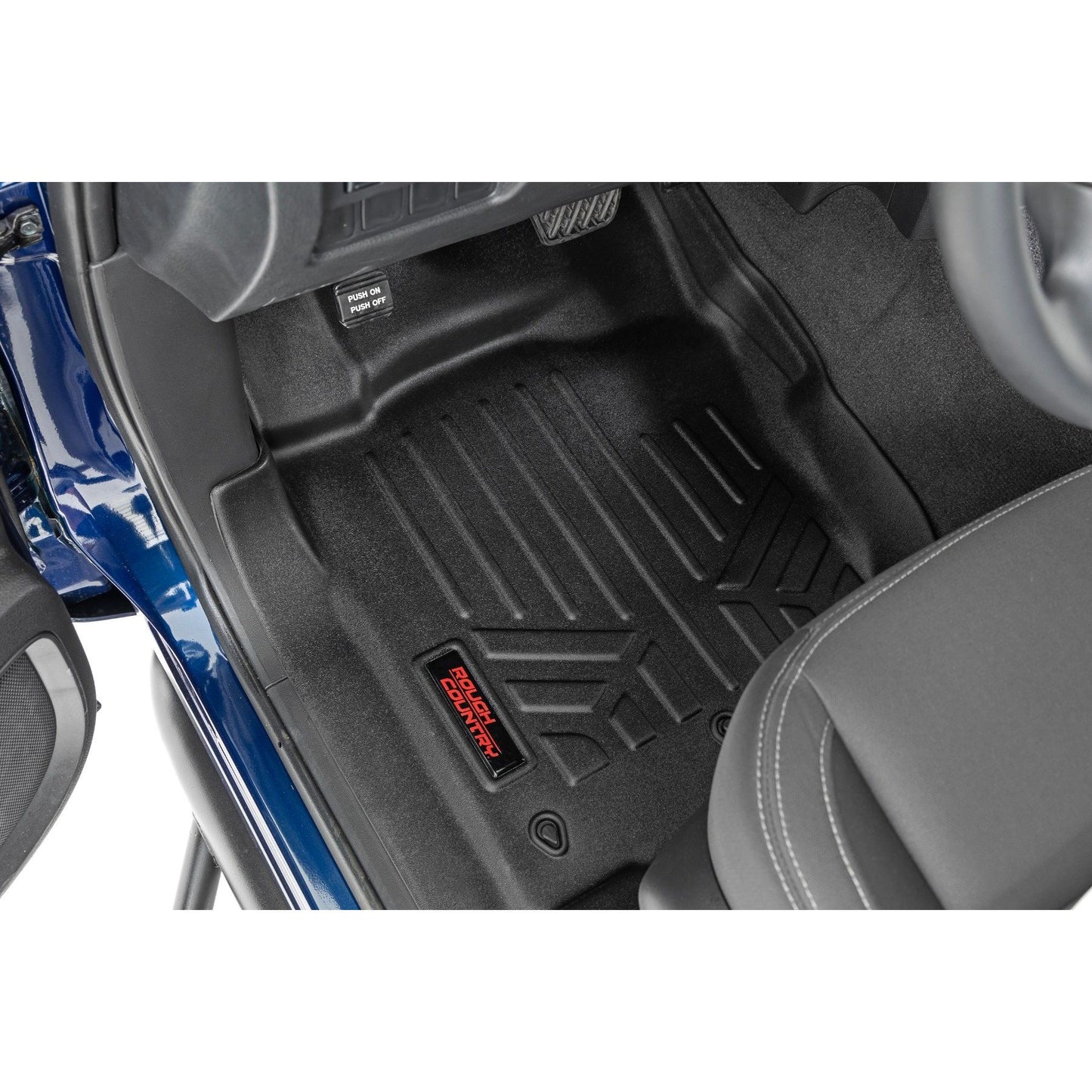 ROUGH COUNTRY Floor Mats | FR & RR | Crew Cab | Nissan Titan (17-24)/Titan XD (16-24)  | M-81715