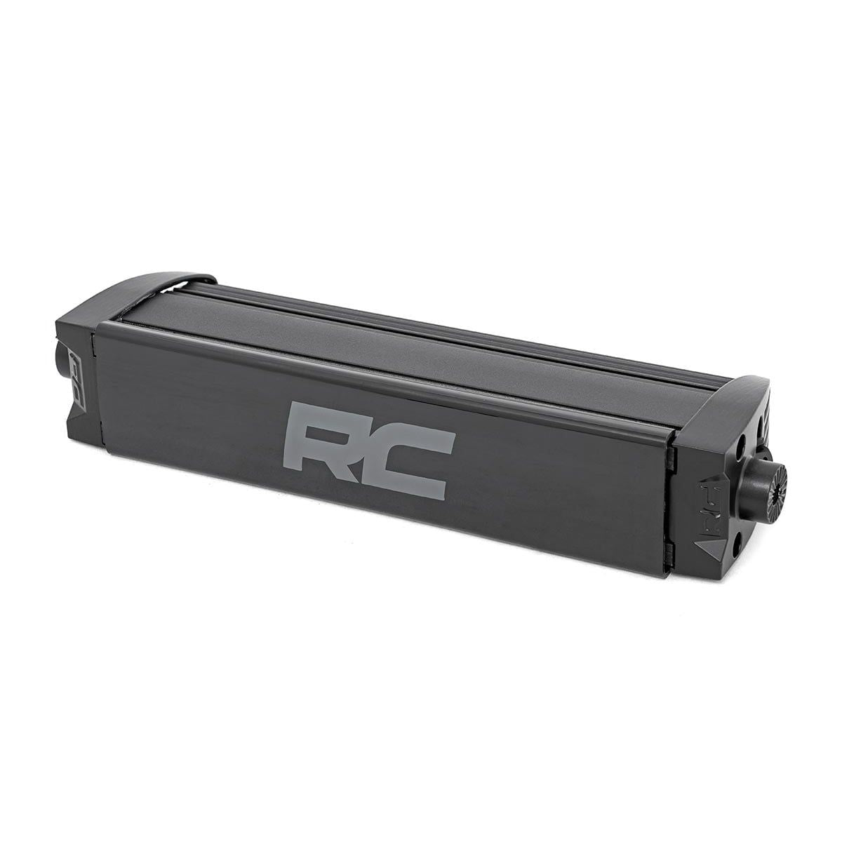 ROUGH COUNTRY 8 Inch Black Series LED Light Bar | Single Row | Cool White DRL | Pair | 70728BLDRL