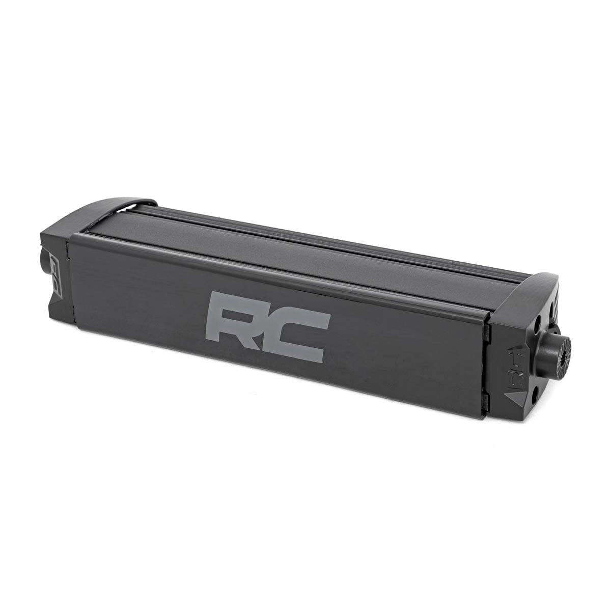 ROUGH COUNTRY 8 Inch Black Series LED Light Bar | Single Row | Cool White DRL | 70718BLDRL
