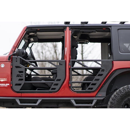 ROUGH COUNTRY Tubular Doors | Front and Rear | Jeep Wrangler JK/Wrangler Unlimited  (07-18) | 10588