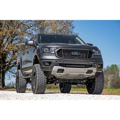 ROUGH COUNTRY LED Light Kit | Bumper Mount | 6" Black Slimline Pair | Ford Ranger (19-23) | 70829
