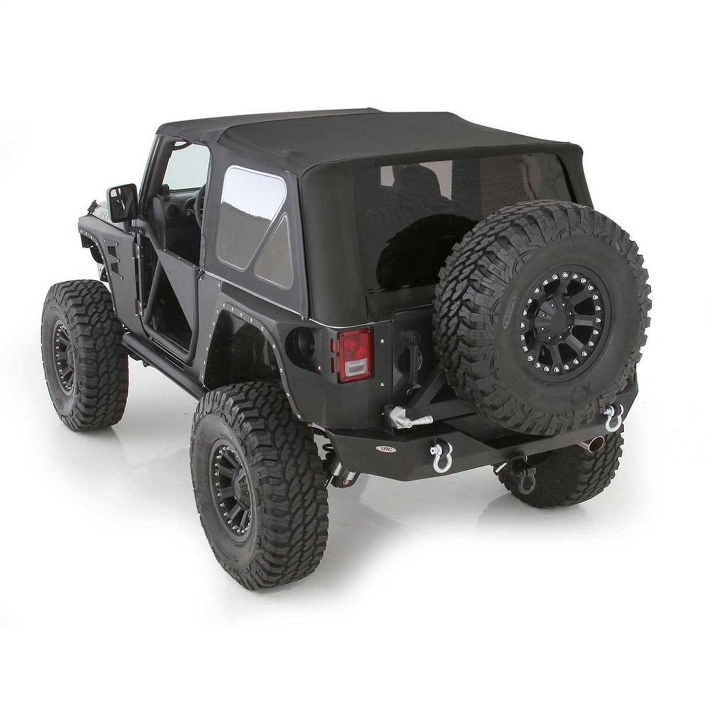 SMITTYBILT | Soft Top OEM Replacement W/Tinted Windows Black Diamond 2007-2018 Jeep Wrangler JK 2 Door Smittybilt |9075235