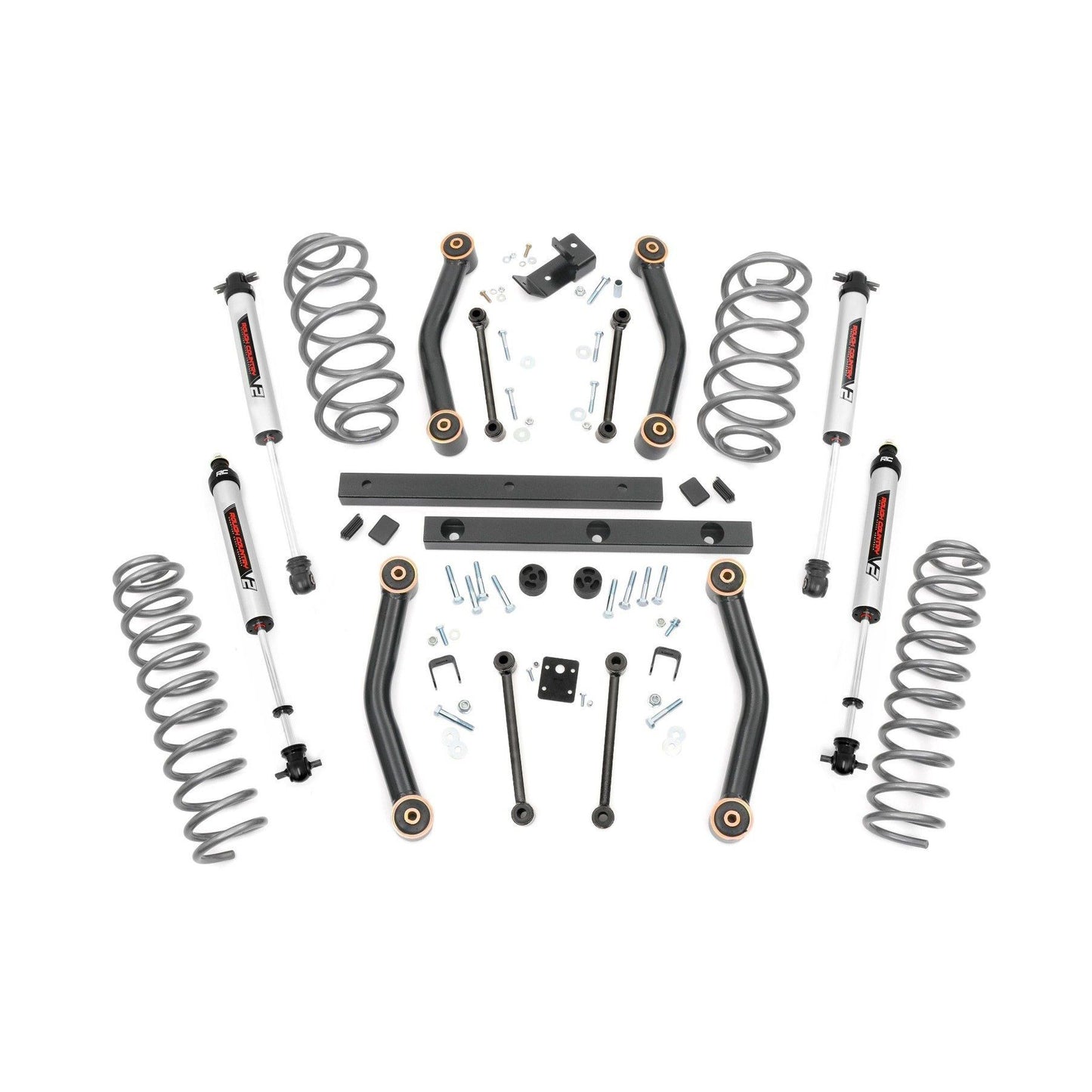 ROUGH COUNTRY 4 Inch Lift Kit | V2 | Jeep Wrangler TJ (03-06)/Wrangler Unlimited (04-06)  | 90777