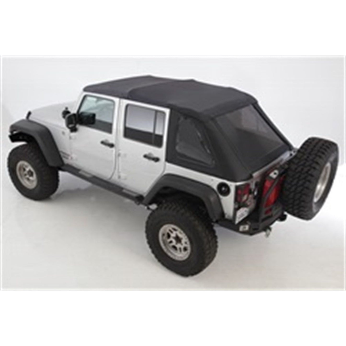 SMITTYBILT | Bowless Combo Top W/Tinted Windows Black Diamond 07-18 Wrangler JK 4 Door Smittybilt |9083235