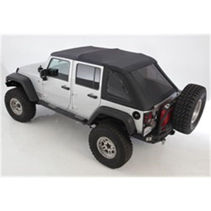 SMITTYBILT | Bowless Combo Top W/Tinted Windows Black Diamond 07-18 Wrangler JK 4 Door Smittybilt |9083235