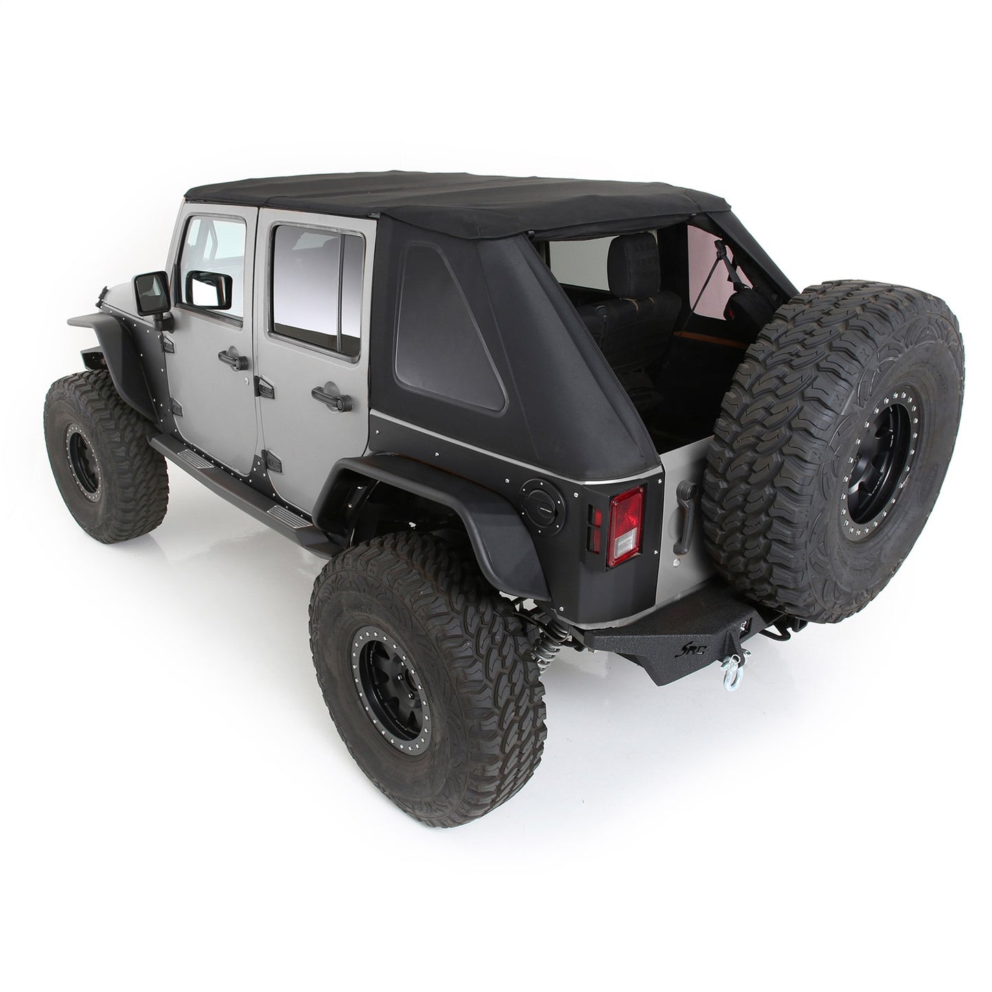 SMITTYBILT | Bowless Combo Top W/Tinted Windows Black Diamond 07-18 Wrangler JK 4 Door Smittybilt |9083235