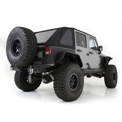 SMITTYBILT | Bowless Combo Top W/Tinted Windows Black Diamond 07-18 Wrangler JK 4 Door Smittybilt |9083235