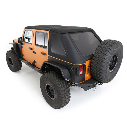 SMITTYBILT | Bowless Combo Top Kit W/Tinted Windows Protek  07 18 Wrangler JK 4 Door Smittybilt |9087135K