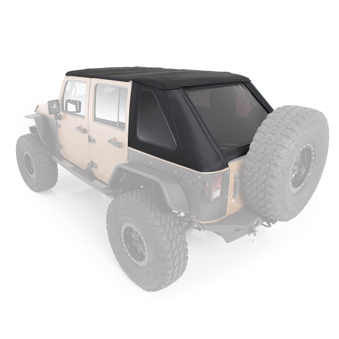 SMITTYBILT | Bowless Combo Top W/Tinted Windows Protek Jeep 07 18 Wrangler JK 4 Door Smittybilt |9087235