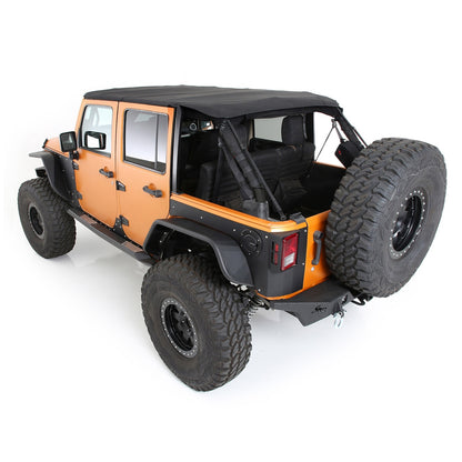 SMITTYBILT | Bowless Combo Top W/Tinted Windows Protek Jeep 07 18 Wrangler JK 4 Door Smittybilt |9087235