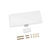 BACKRACK | Utility Light Bracket Universal White 10.5 Inch Base Center Mount | 91002W