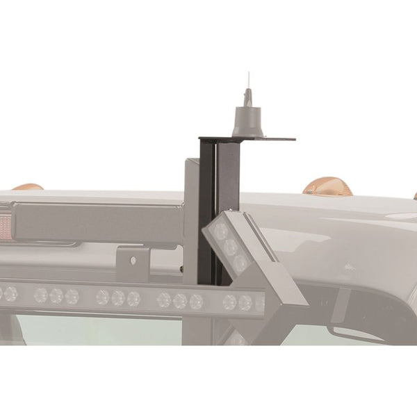 BACKRACK | Antenna Mount Bracket Drivers or Passenger Side 3.5 Inch Square Base Comes Pre-Drilled with 7/8 Inch Mounting Hole | 91008
