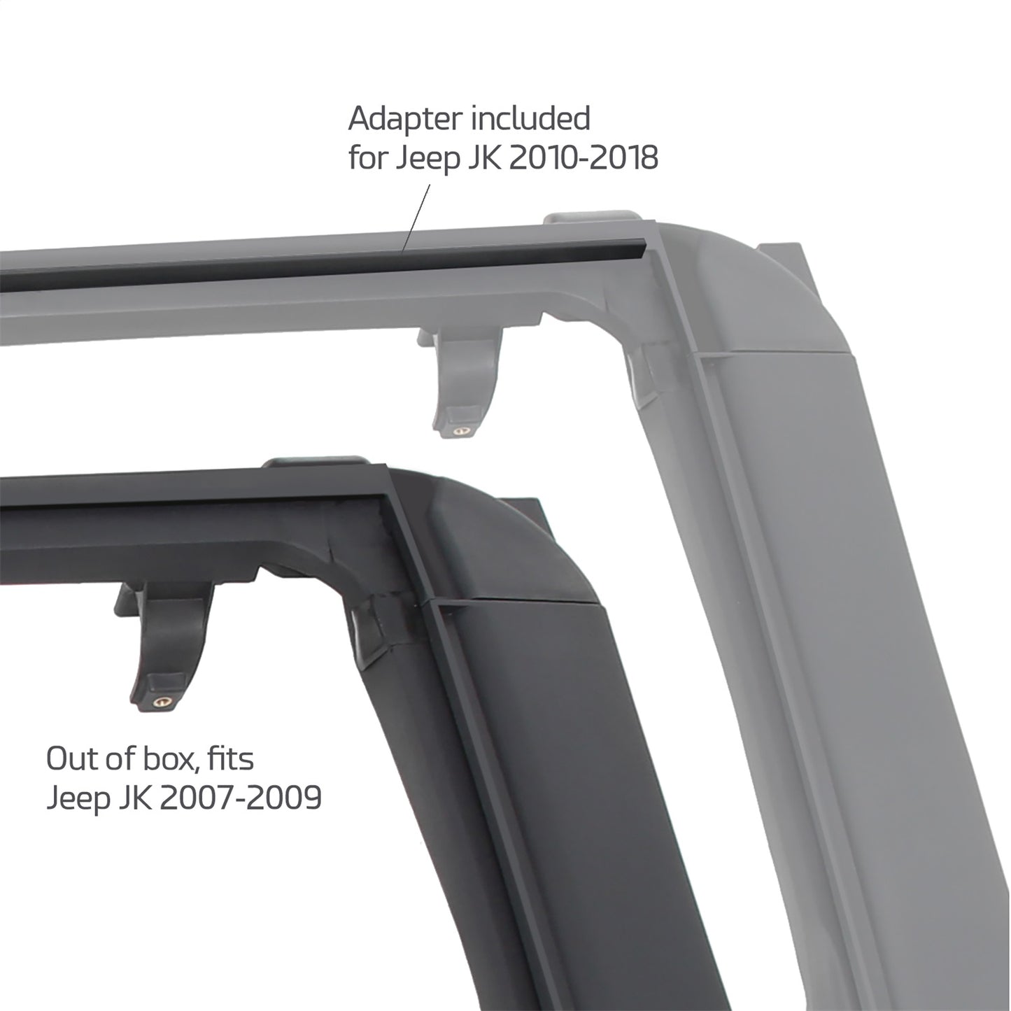 SMITTYBILT | OE Style Door Surrounds 07-18 Wrangler JK 4 Door Smittybilt |91406