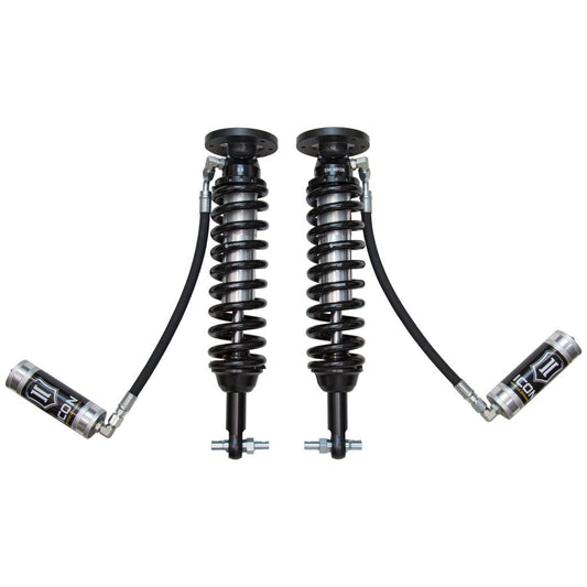 ICON VEHICLE DYNAMICS | 2014 Ford F-150 4WD 1.75-2.63 Inch Lift Front V.S. 2.5 Series Coilover Kit Remote Reservoir Icon Vehicle Dynamics | 91810