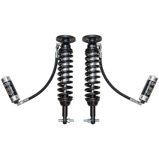 ICON VEHICLE DYNAMICS | 2014 Ford F-150 4WD 1.75-2.63 Inch Lift Front V.S. 2.5 Series Coilover Kit Remote Reservoir W/ CDCV Icon Vehicle Dynamics | 91810C