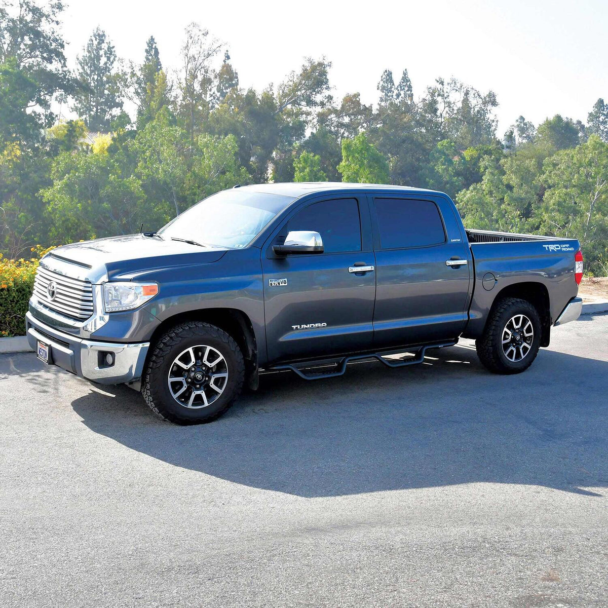 WESTIN AUTOMOTIVE | Outlaw Drop Nerf Step Bars  Toyota  Tundra CrewMax 2007-2021  Textured Black | 20-13255