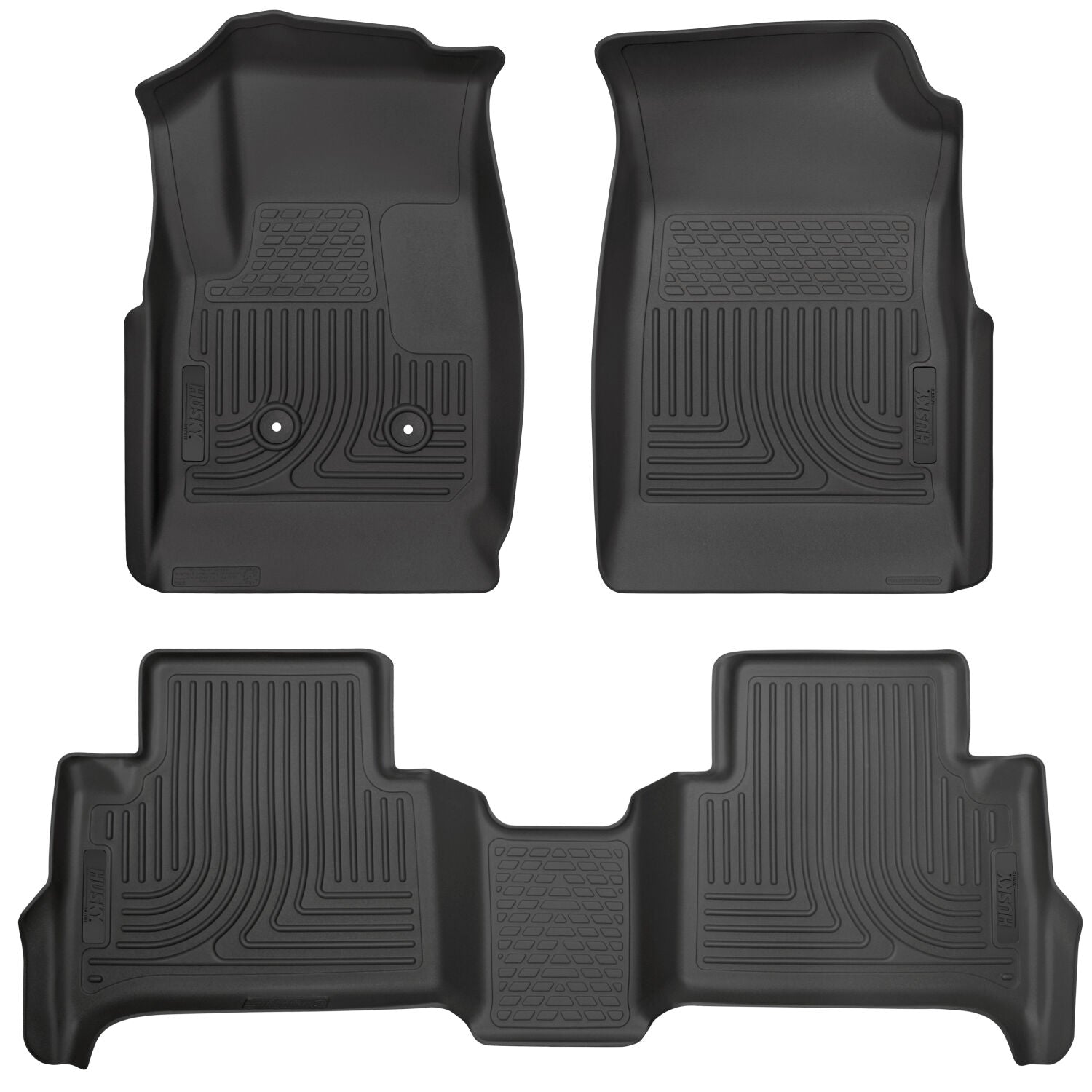 Husky Liners | Weatherbeater Front & 2nd Seat Floor Liners For 2015-2022 Colorado/Canyon Husky Liners | 93461 in black